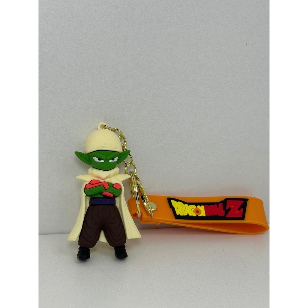 Dragon Ball Z Piccolo Rubber Keychain Figure with Orange Wrist Strap - Picture 3 of 6